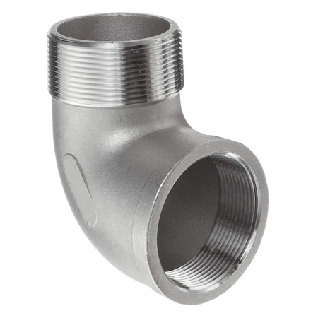 Thrifco Plumbing 1/8 90 Stainless Steel St.Elbow, Packaged 9017038
